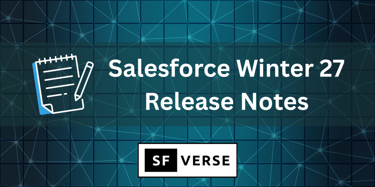 Salesforce Winter 27 Release